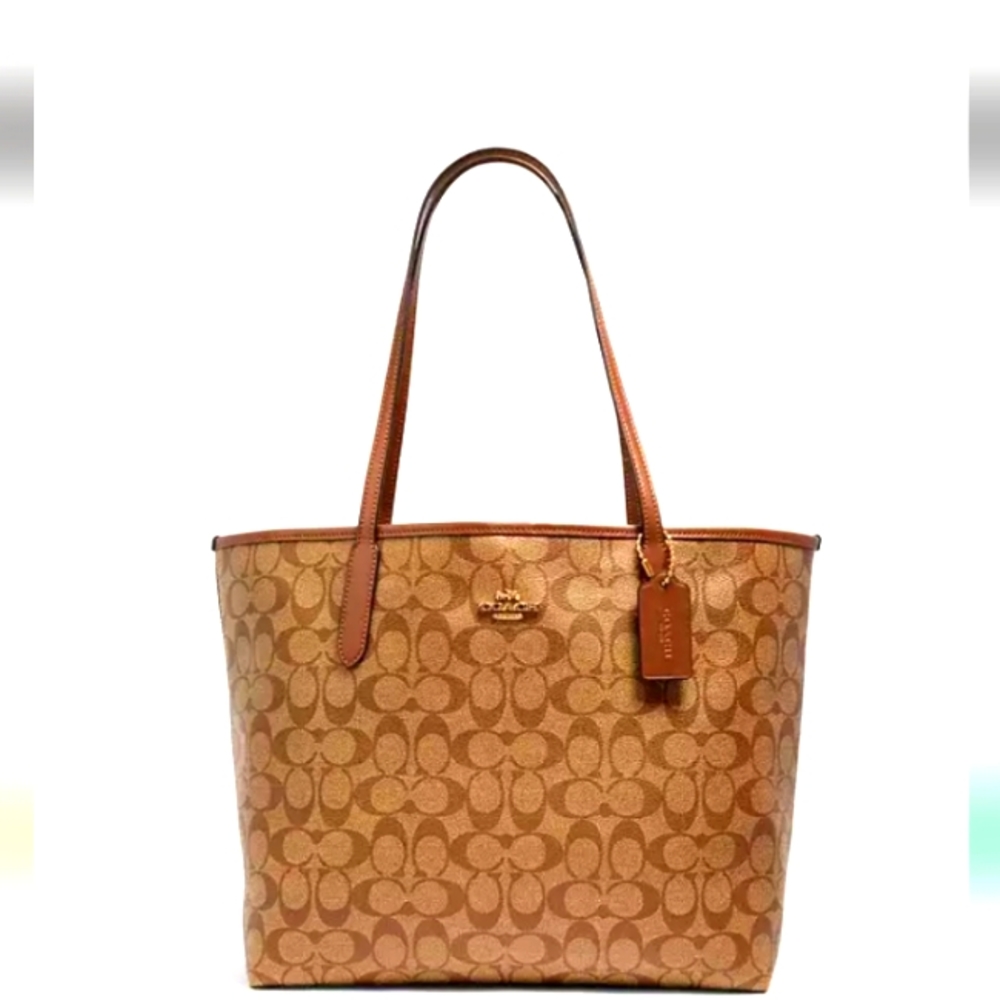 NWT signature Coach City tote MRSP 398.00 - Picture 1 of 4